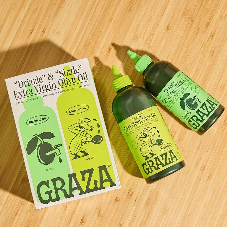 Graza "Drizzle & Sizzle" Olive Oil Duo (Mini)